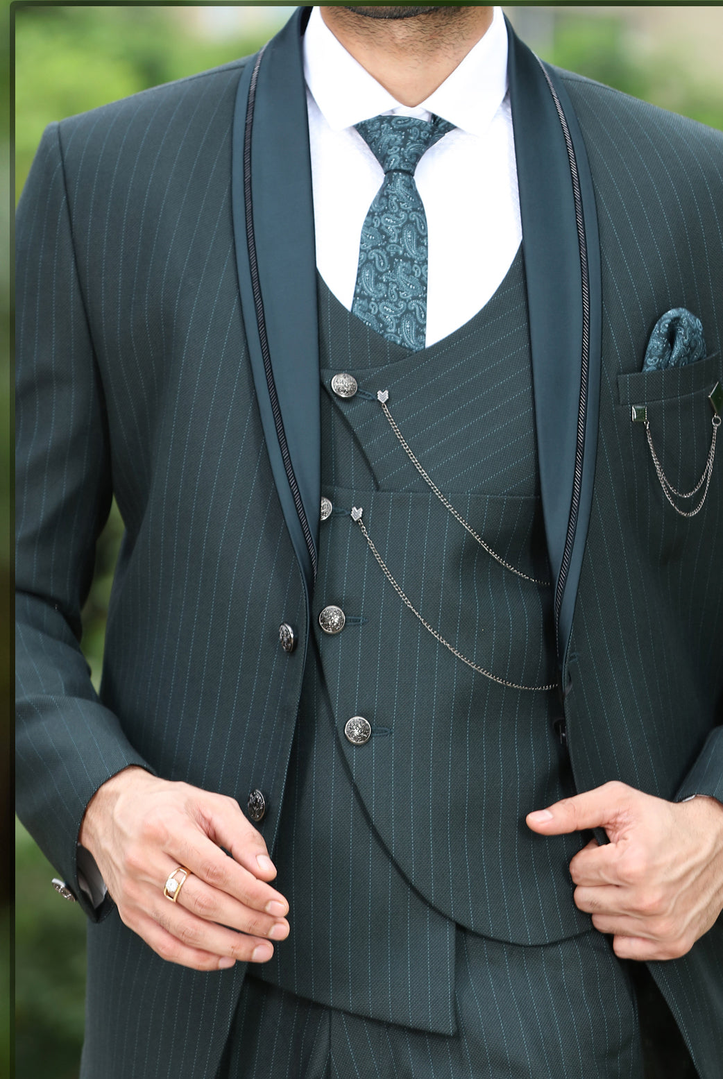 Size: 34 Men Dark Grey Party Wear Three Piece Suit at Rs 2350/set in New  Delhi